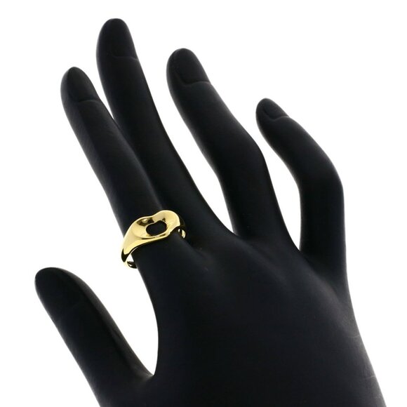 TIFFANY 18k Gold Heart Ring - Picture 5 of 10